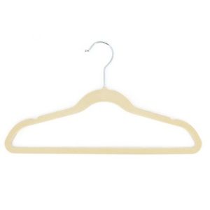 NIB Baby velvet hangers cream color